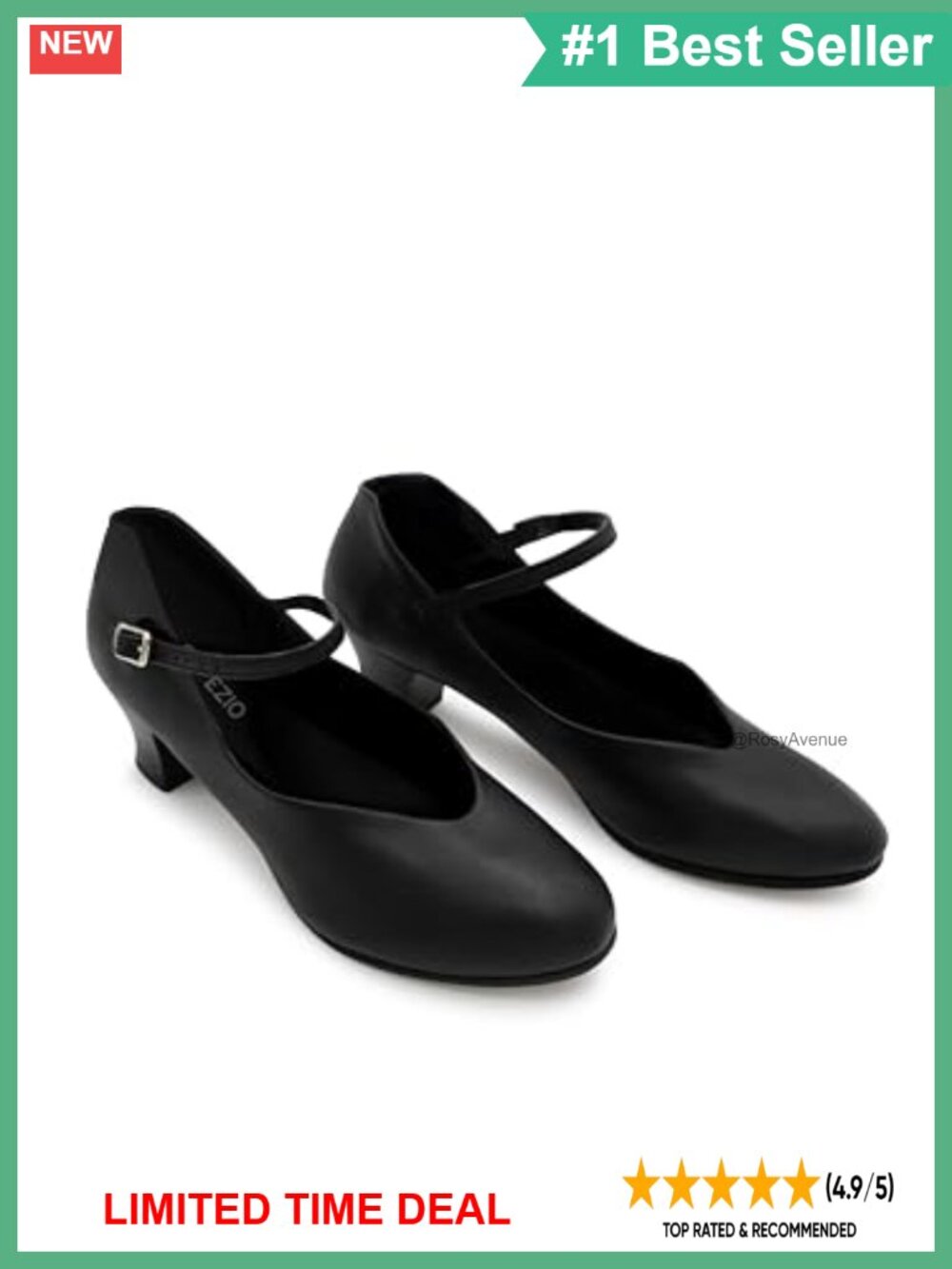 Character Dance Shoe 1.5" Heel PU Upper Leather Sole